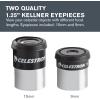 imageCelestron  PowerSeeker Telescope Accessory Kit  Includes 2X 125 Kellner Eyepieces 3 Colored Telescope Filters and Cleaning Cloth  Telescope Eyepiece Kit for BeginnersEQ Accessory Kit