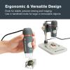 imageCelestron Labs Digital 2MP Handheld Microscope  20x200x Magnification  Software Captures Photos Videos  LED Lighting amp Polarizing Filter  Stand Included  Compatible with Windows amp MacHandheld Digital Microscope Pro