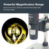 imageCelestron Labs MicroDirect Digital Microscope  1080p HDMI Output to TV or Projector and USBC to Computers  10x200x Magnification  MicroSD Supports Photos Videos  LED Lighting amp Polarizer
