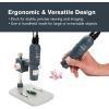 imageCelestron Labs MicroDirect Digital Microscope  1080p HDMI Output to TV or Projector and USBC to Computers  10x200x Magnification  MicroSD Supports Photos Videos  LED Lighting amp Polarizer