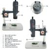 imageCelestron Labs MicroDirect Digital Microscope  1080p HDMI Output to TV or Projector and USBC to Computers  10x200x Magnification  MicroSD Supports Photos Videos  LED Lighting amp Polarizer