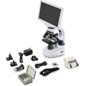 image:imageCelestron Labs Digital Desktop Microscope HighResolution 9 LCD Screen  Up to 2280x Magnification Capture Photos amp Video ExtraLarge 180 Rotating Screen Rechargeable Battery Perfect for Lab